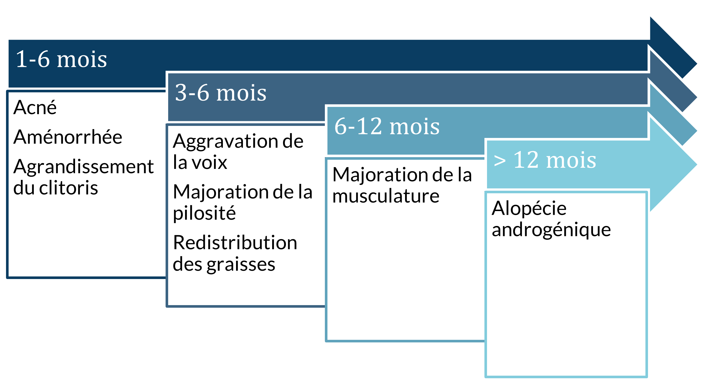 Effets principaux du THAG masculinisant